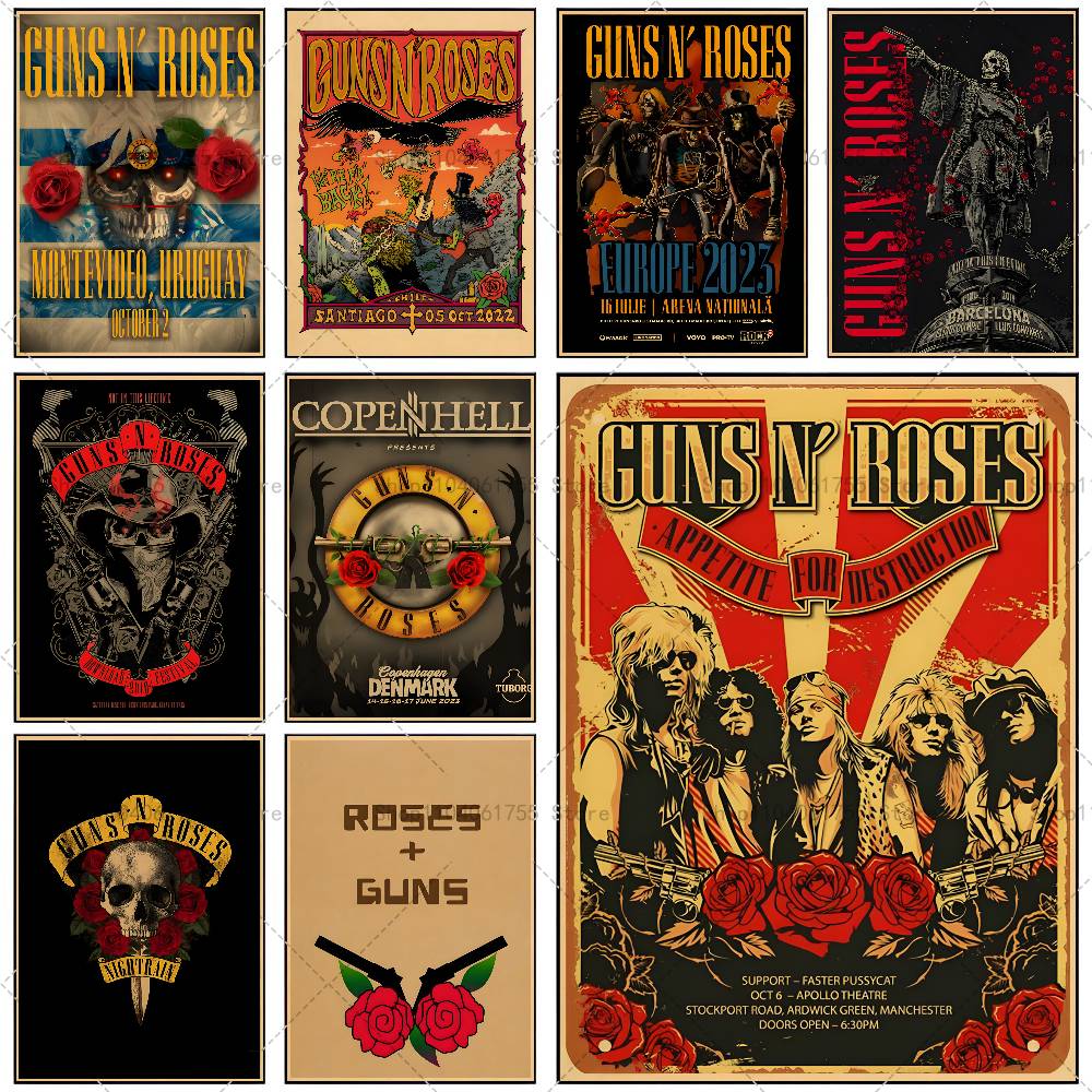 Musical Instrument Poster - Rock Band G-Guns n R-Roses Poster