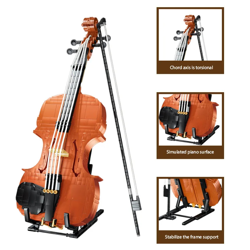 Musical Instrument Veena - Creative Classic Idea Artist Violin Building