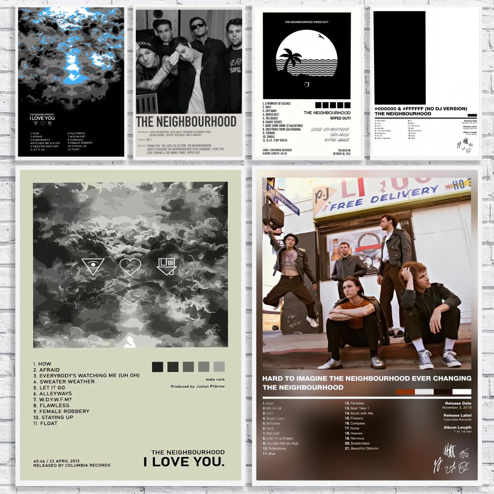 Musical Instrument Poster - Indie Rock Band T-The Neighbourhood Poster