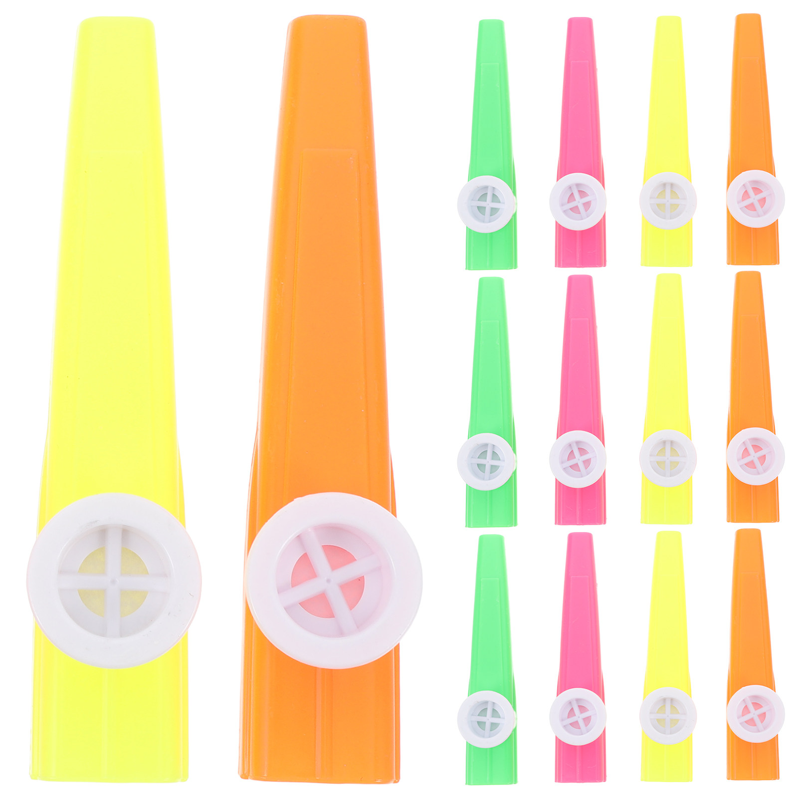 Musical Instrument I Play - 24Pcs Plastic Kazoos Assorted Colors Lightweight