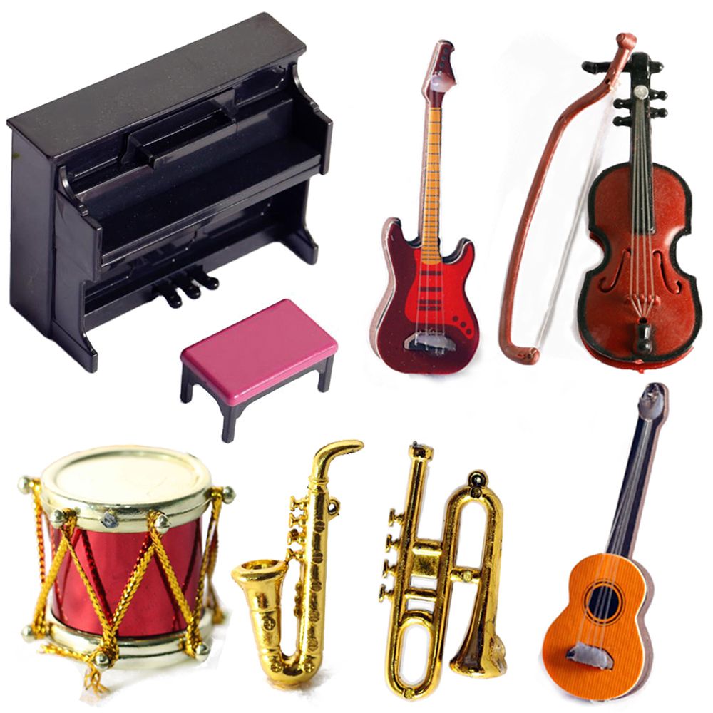 Musical Instrument Horn - Miniature Doll Musical Instruments 1/12 Scale