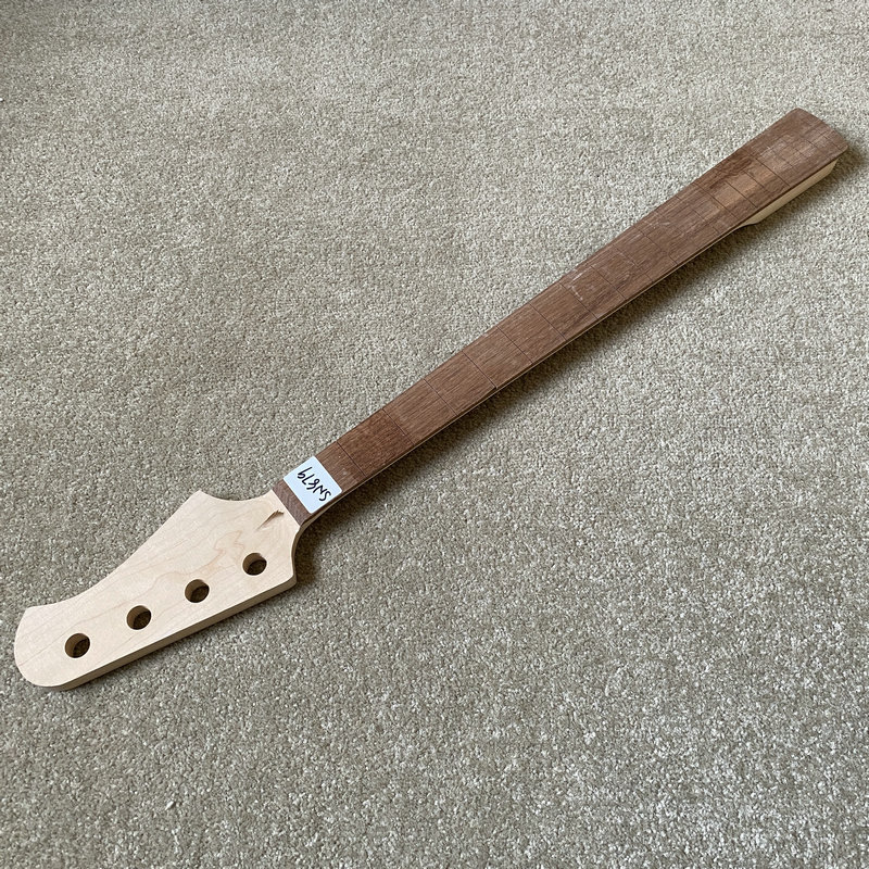 Bass Guitar Fretless - SN879 Unfinished Bass Guitar Neck 4