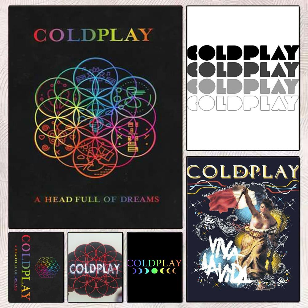 Musical Instrument Poster - Alternative rock Music C-Coldplay Band LOGO