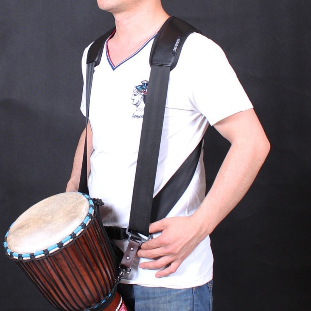 Tambourine Hand Drum - Thickened Padded Djembe Shoulder Straps Replacement