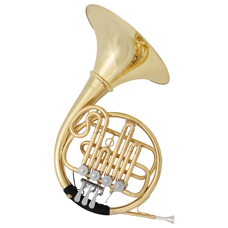 Musical Instrument Horn - French Horn With Four Keys Lacquer