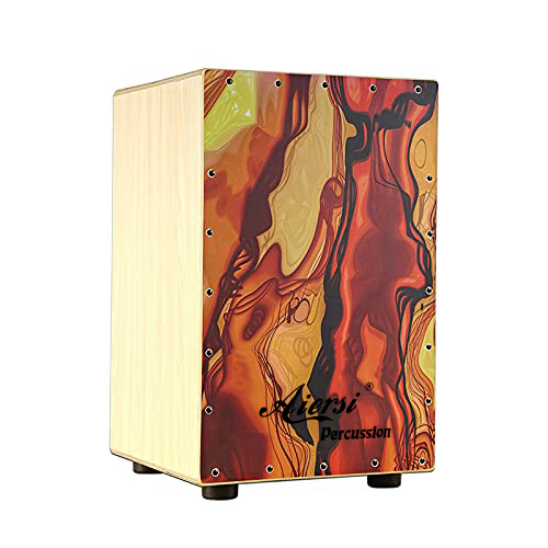 Musical Instrument Box - Colour Wood Hand Cajon Box Drum