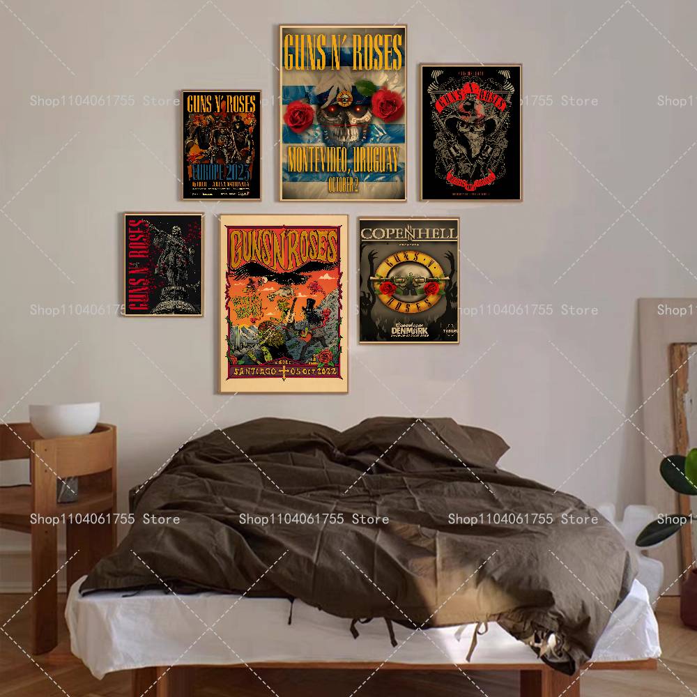 Rock Band G-Guns n R-Roses Pos - Musical Instrument Poster 评论和价格