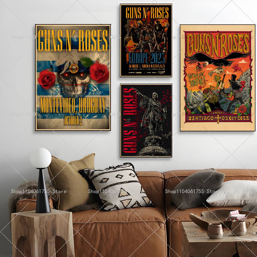 Rock Band G-Guns n R-Roses Pos - Musical Instrument Poster 评论和价格