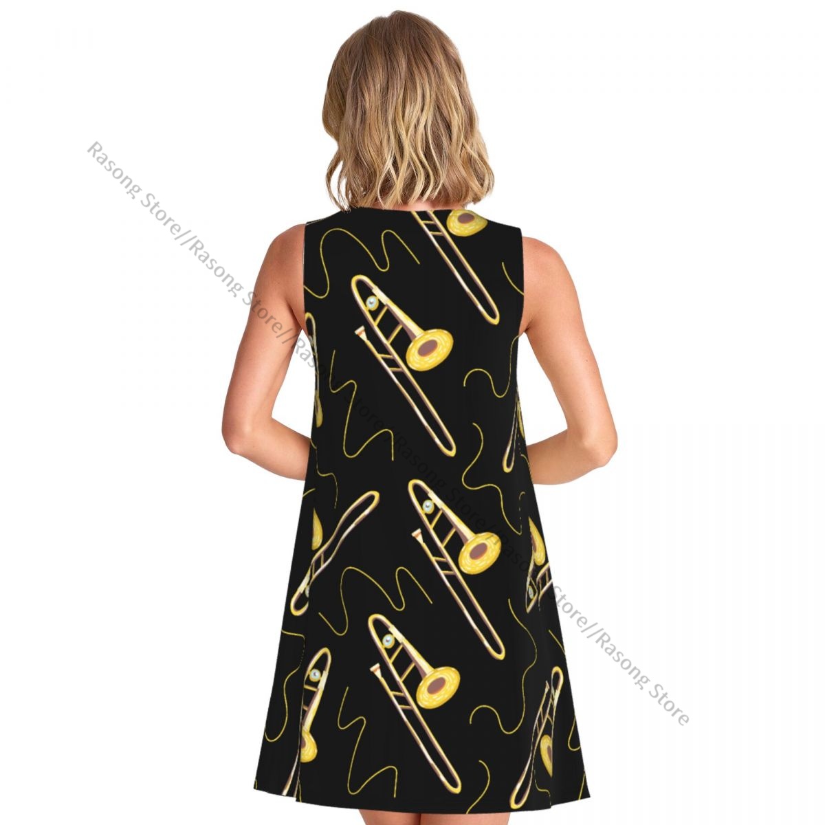 Summer Vest Dress Women's Wind - Musical Instrument All 评论和价格