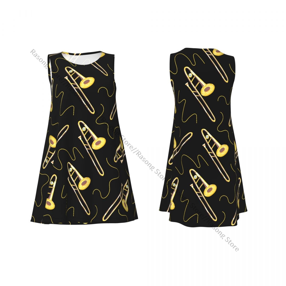 Summer Vest Dress Women's Wind - Musical Instrument All 评论和价格