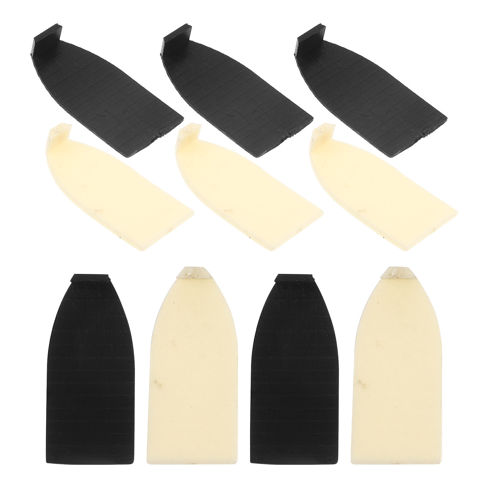10Pcs Violin Bow Pads Plastic  - Musical Instrument Veena 评论和价格