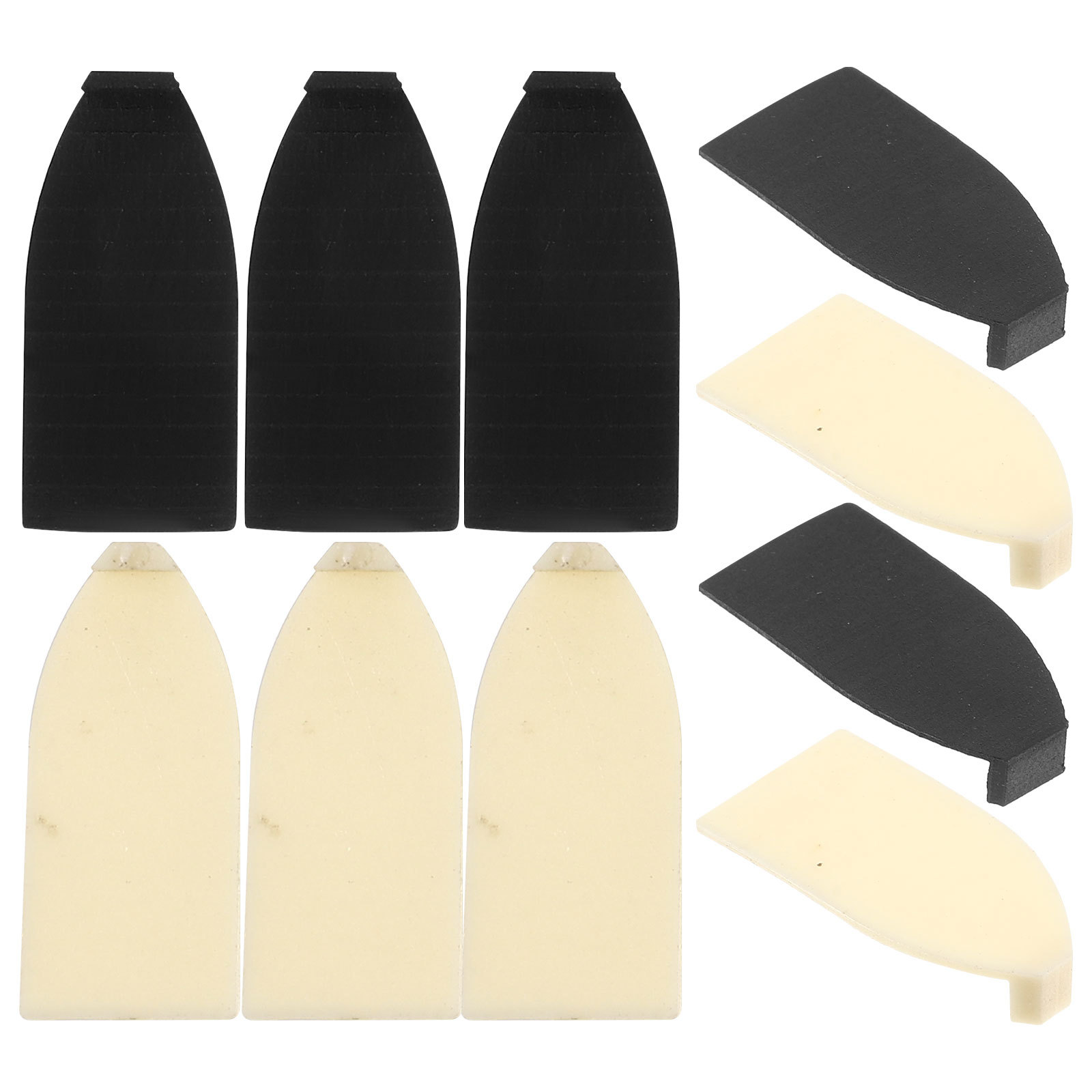 10Pcs Violin Bow Pads Plastic  - Musical Instrument Veena 评论和价格