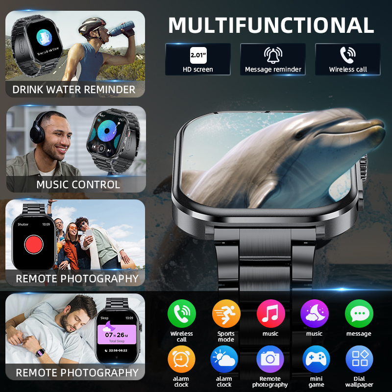 LIGE Smart Watch Men 2026 Full - Musical Instrument Craft 评论和价格