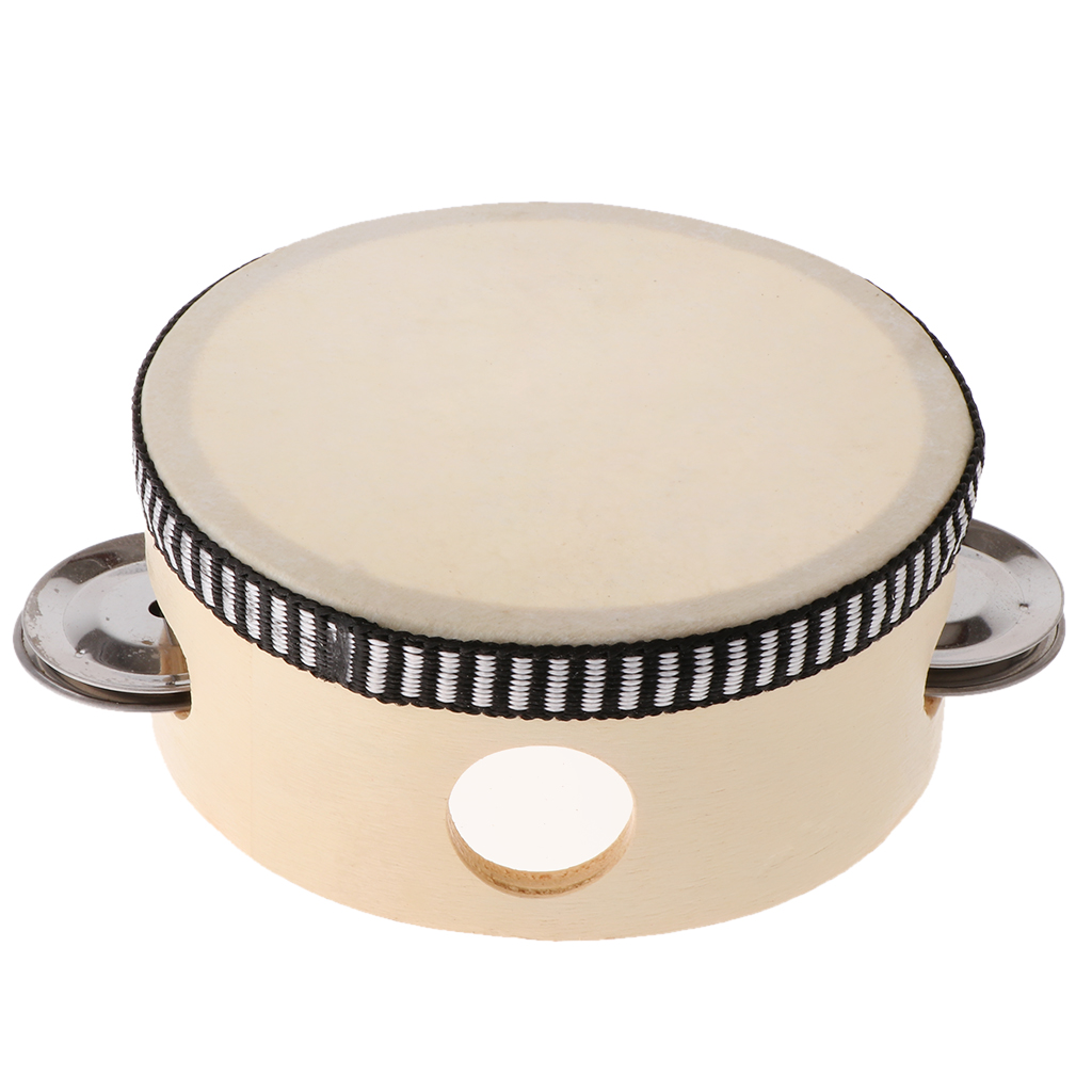 Wooden Musical Tambourine Beat - Tambourine Hand Drum 评论和价格
