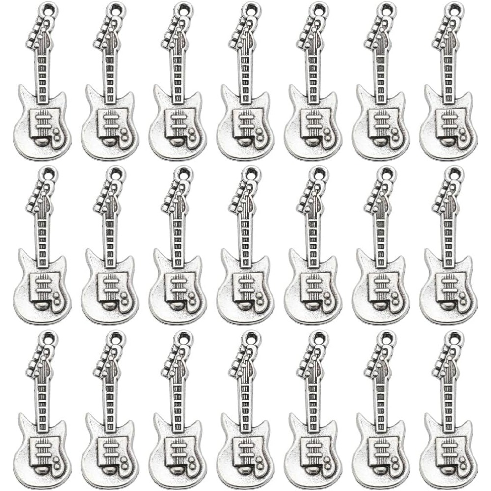 1 Box 50Pcs Vintage Guitar Cha - Musical Instrument Box 评论和价格