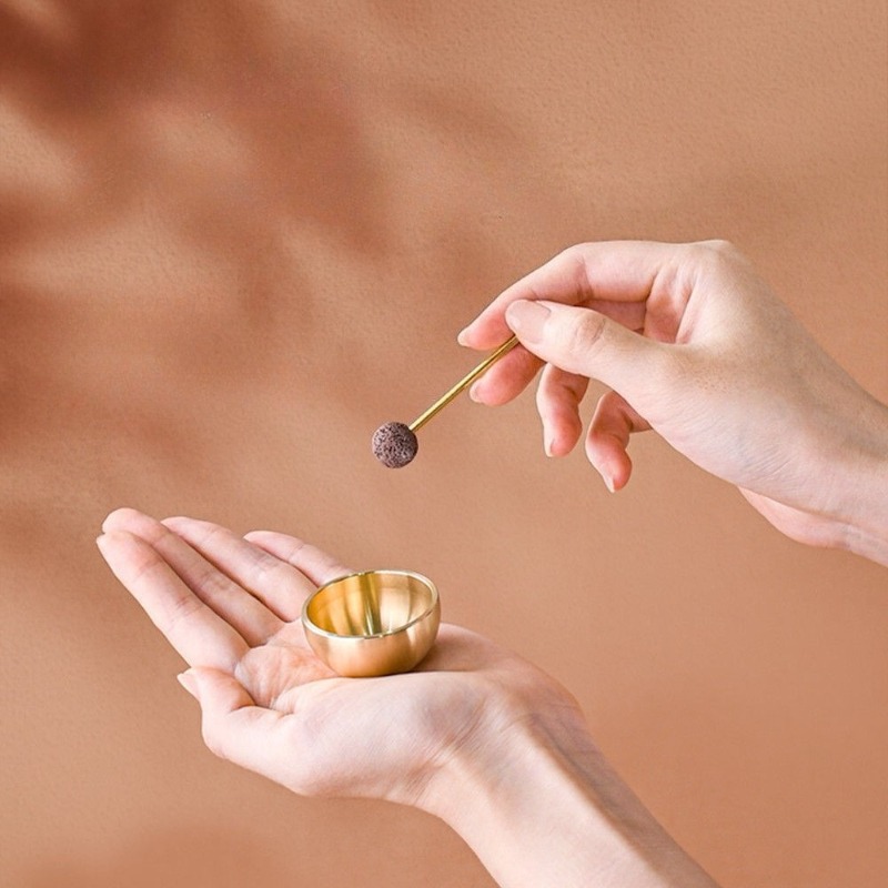 Mini Singing Bowl Handmade Cop - Musical Instrument All 评论和价格