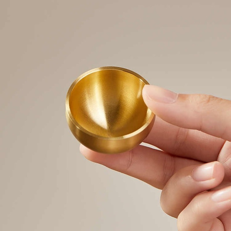 Mini Singing Bowl Handmade Cop - Musical Instrument All 评论和价格