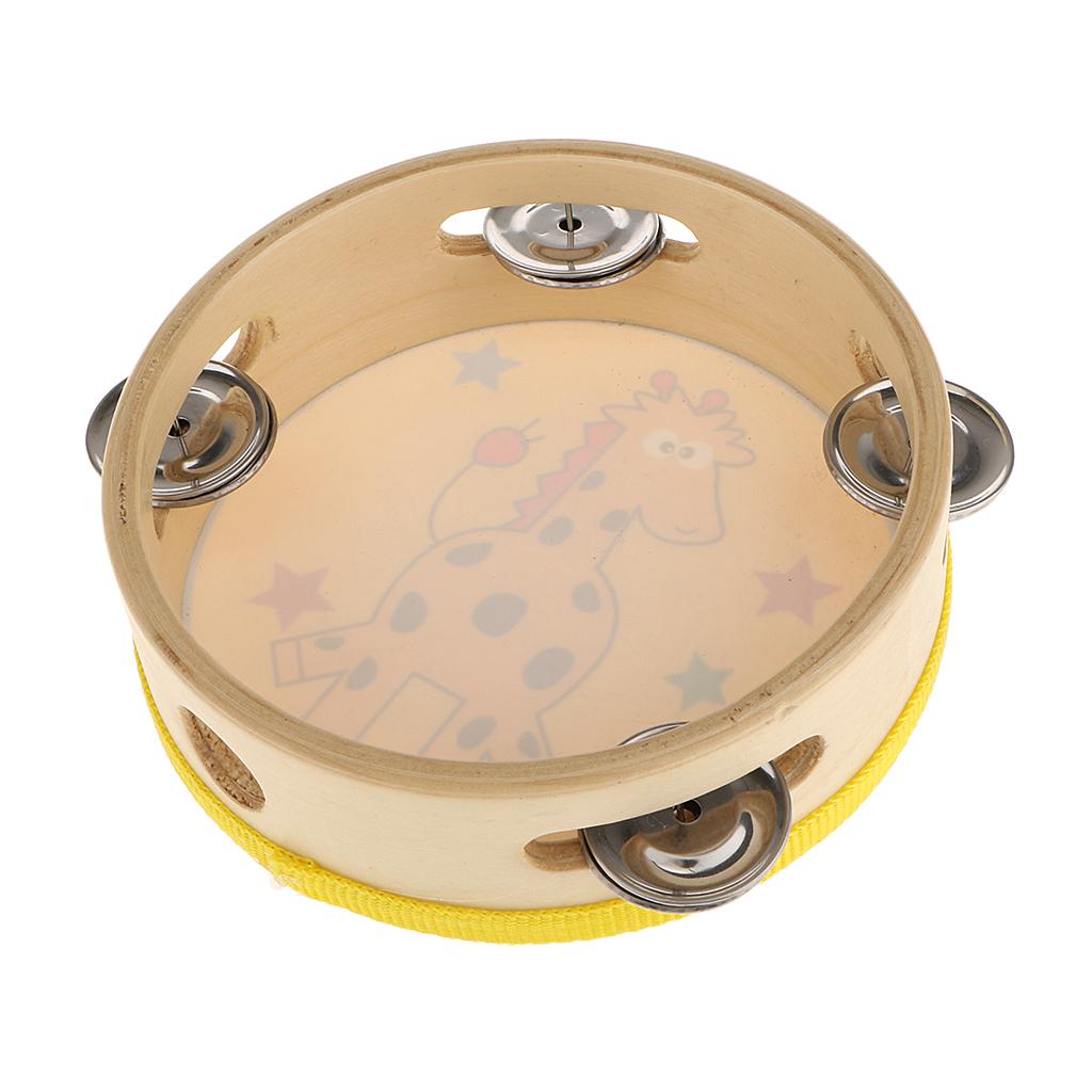 Wooden Tambourine Small Hand P - Tambourine Hand Drum 评论和价格