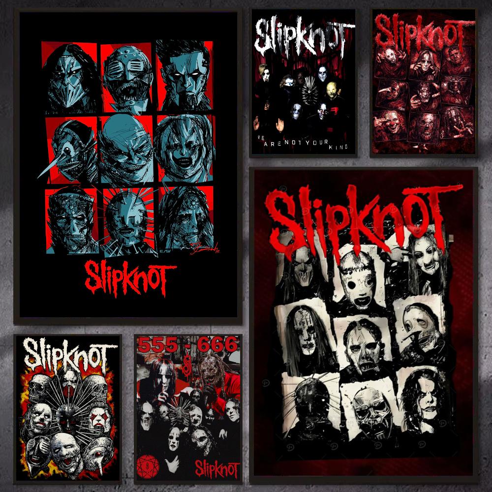 Band S-Slipknot Rock Poster Mo - Musical Instrument Poster 评论和价格