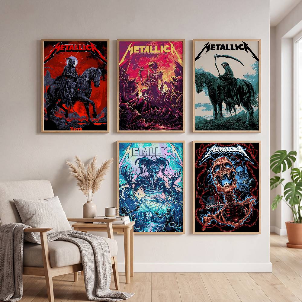 Rock Band M-METALLICA Classic  - Musical Instrument Poster 评论和价格
