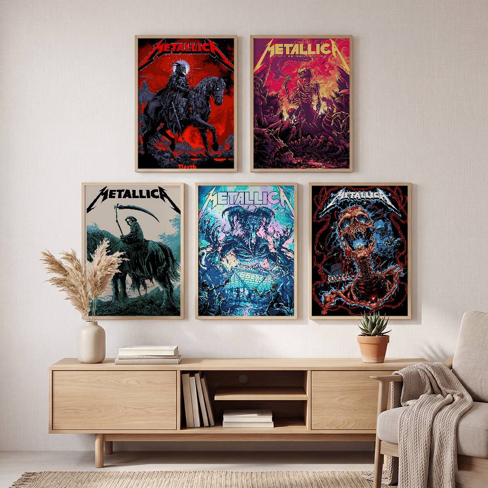 Rock Band M-METALLICA Classic  - Musical Instrument Poster 评论和价格