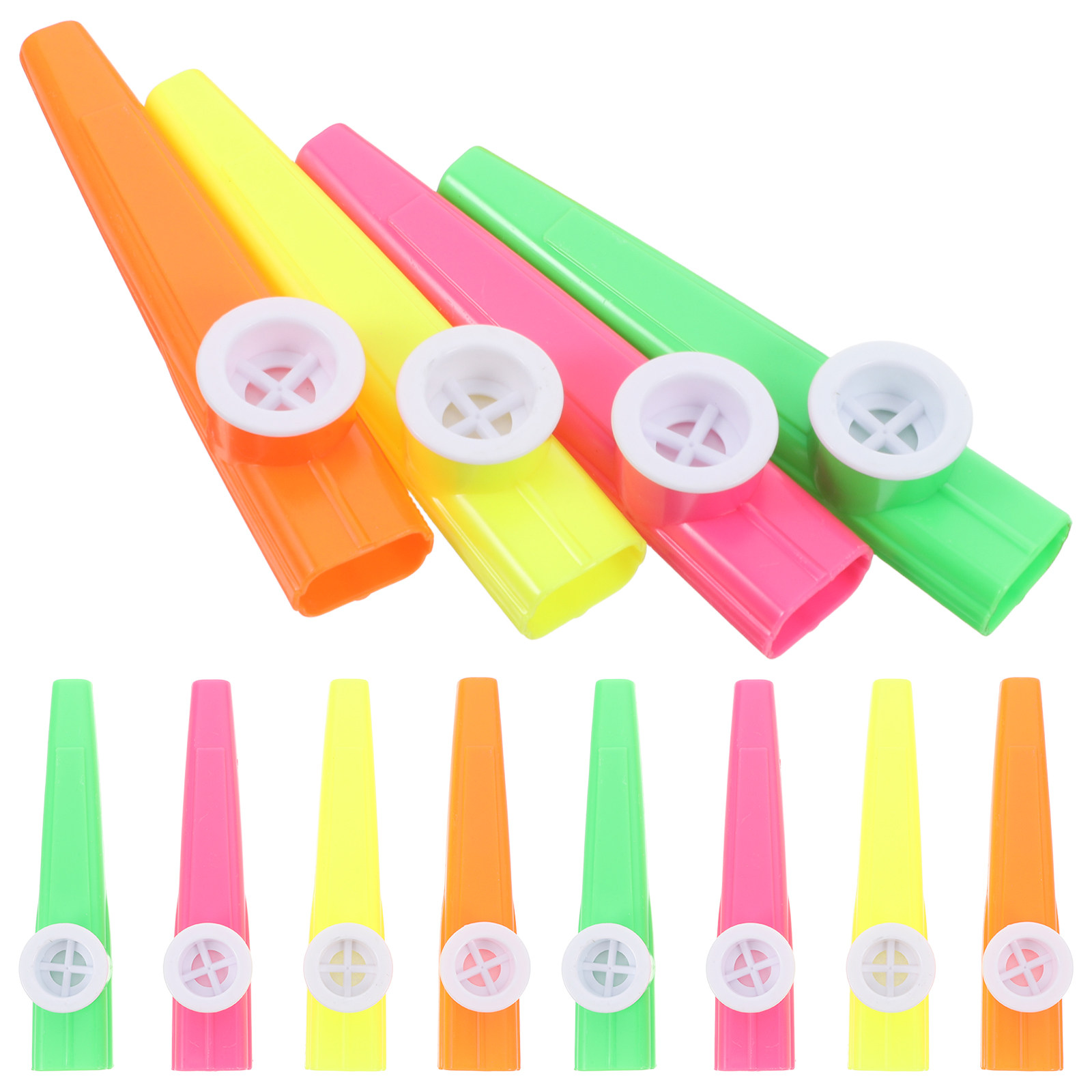 24Pcs Plastic Kazoos Assorted  - Musical Instrument I Play 评论和价格
