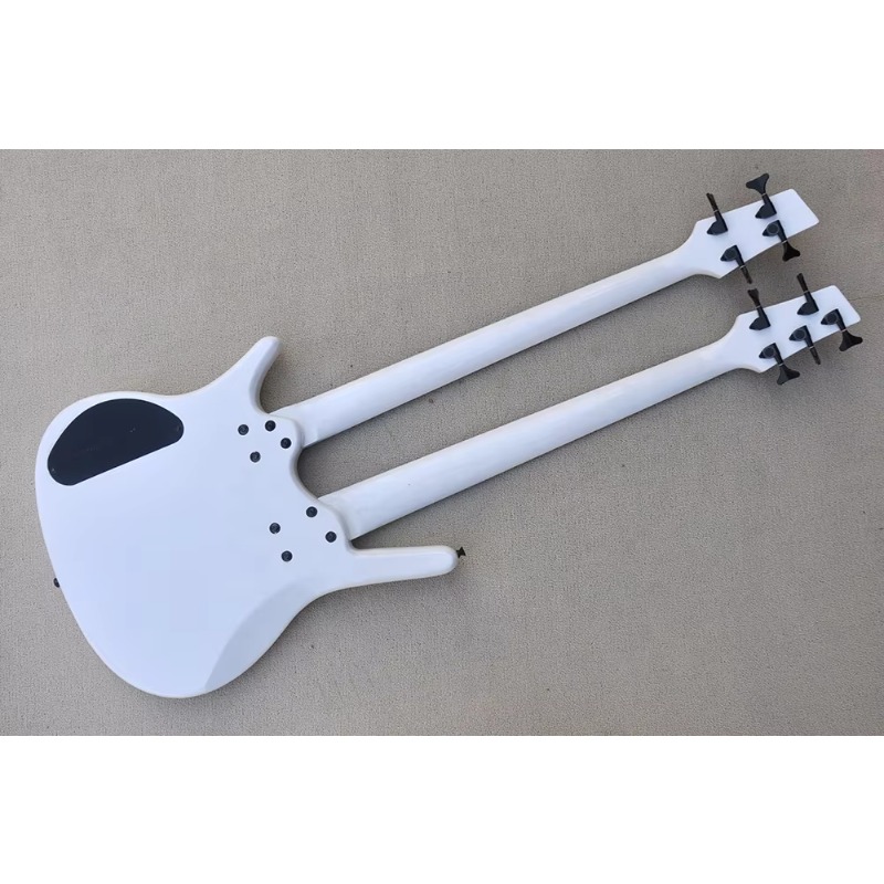 Double Neck 4+5 Strings Electr - Bass Guitar Fretless 评论和价格