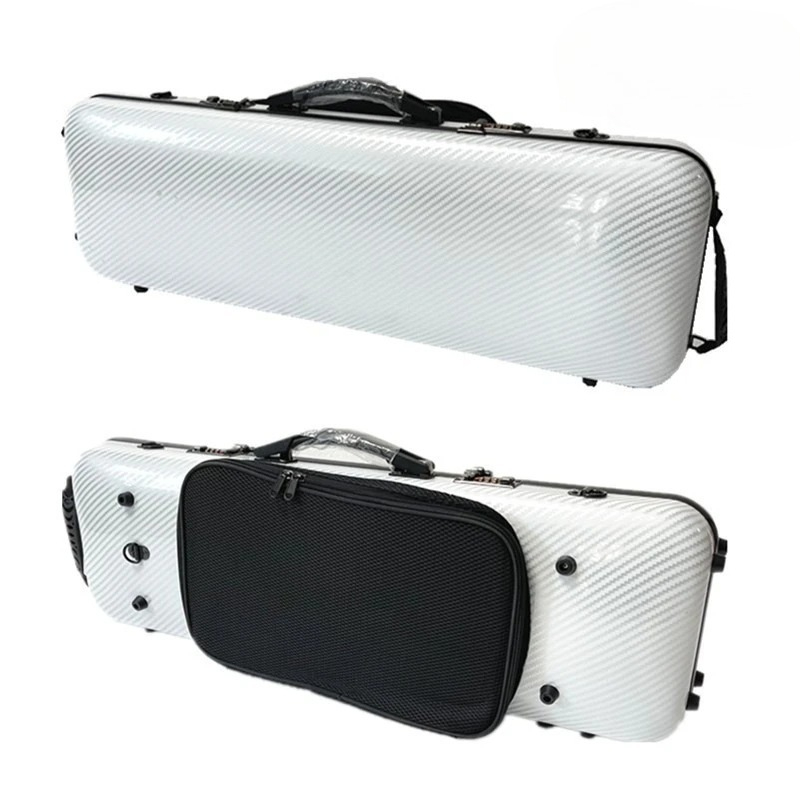 4/4 Carbonfiber Violin Square  - Musical Instrument Box 评论和价格
