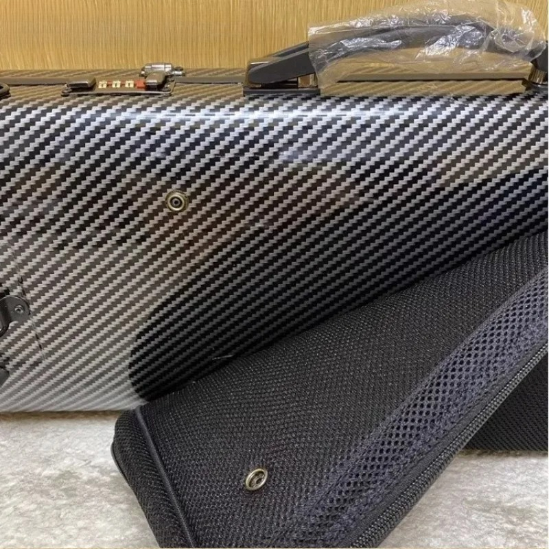 4/4 Carbonfiber Violin Square  - Musical Instrument Box 评论和价格
