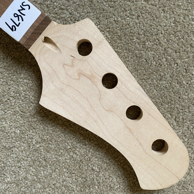 SN879 Unfinished Bass Guitar N - Bass Guitar Fretless 评论和价格