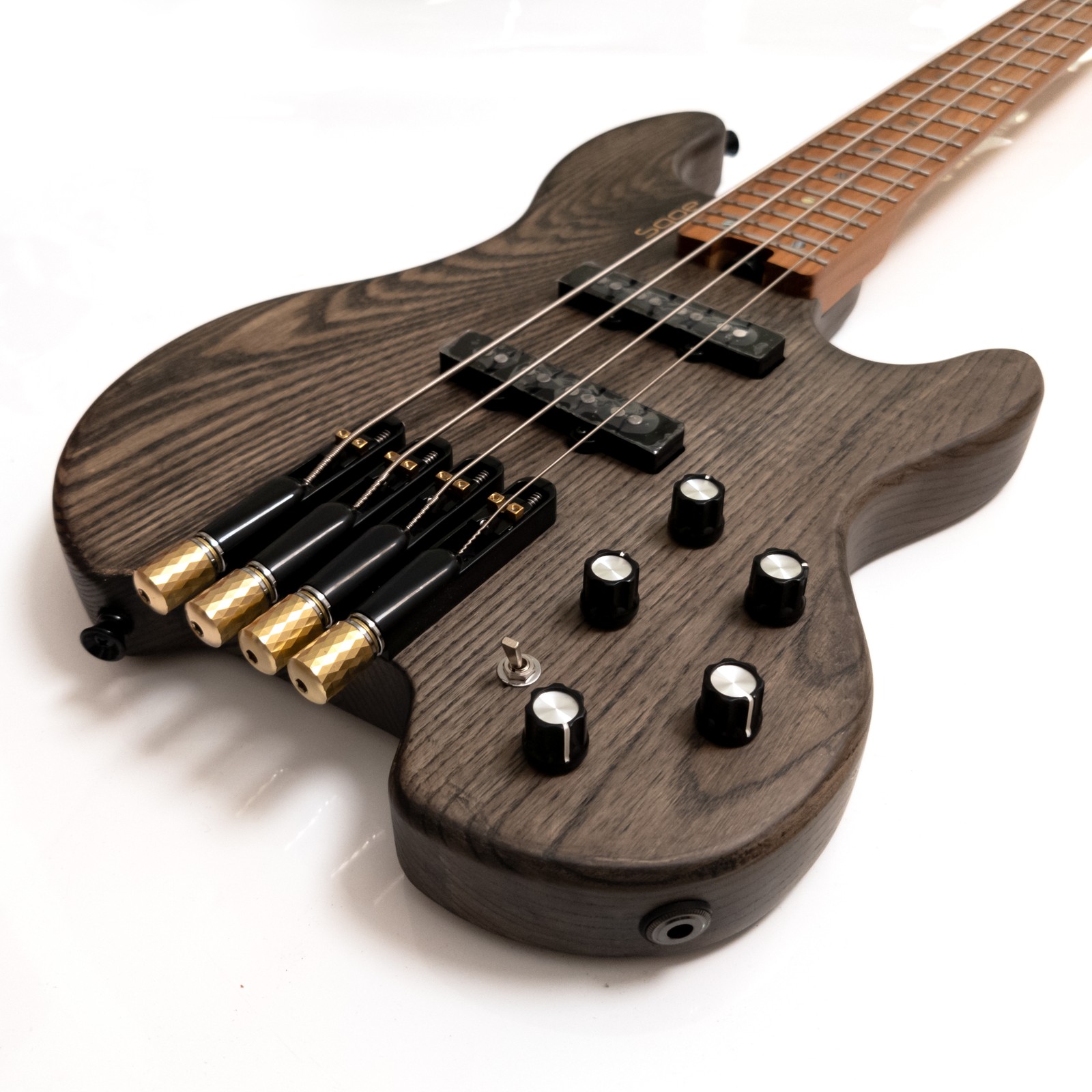 Headless 4 String Bass Guitar  - Bass Guitar Fretless 评论和价格