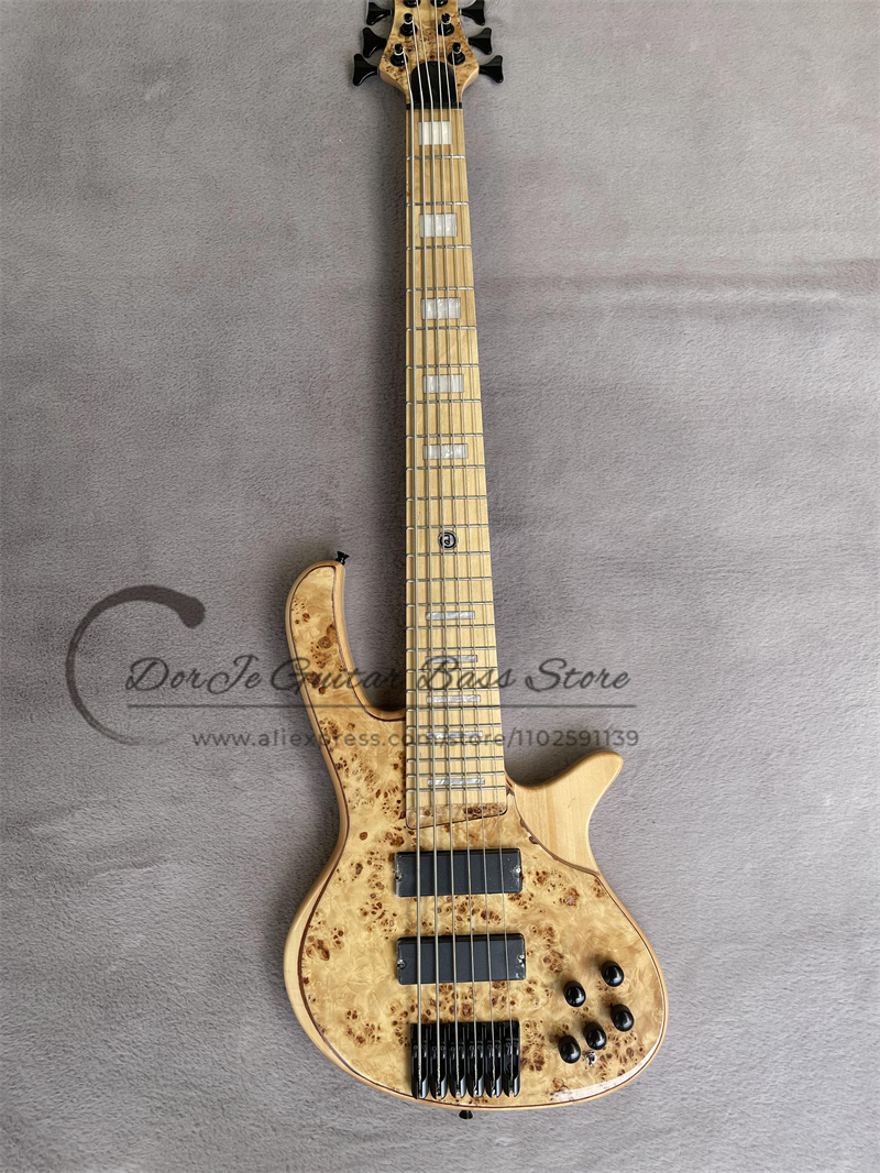 6 Strings Bass Guitar DeOl Bas - Bass Guitar Fretless 评论和价格