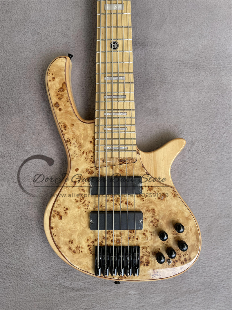 6 Strings Bass Guitar DeOl Bas - Bass Guitar Fretless 评论和价格