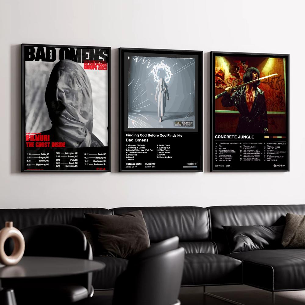 Rock Band Album B-Bad Omens Po - Musical Instrument Poster 评论和价格