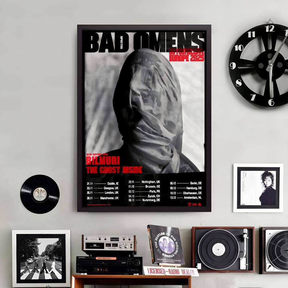Rock Band Album B-Bad Omens Po - Musical Instrument Poster 评论和价格