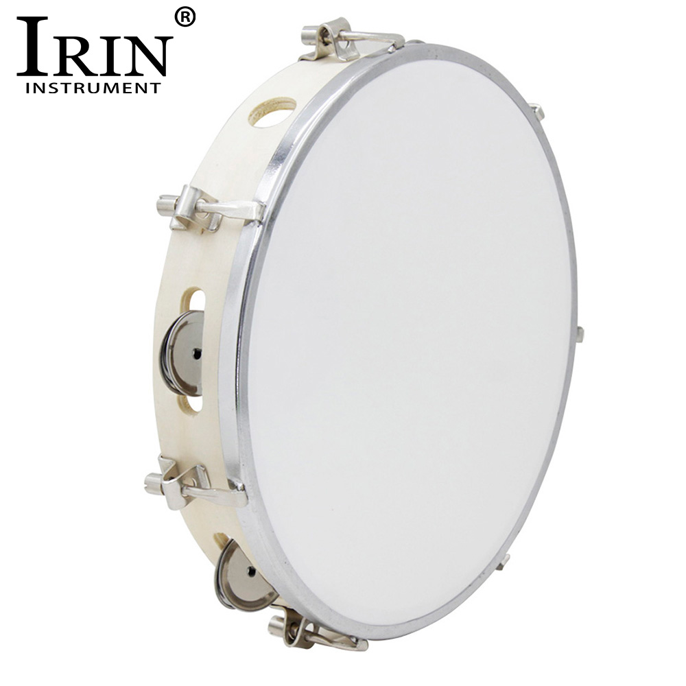 IRIN 10 Inch Tambourine Adjust - Tambourine Hand Drum 评论和价格