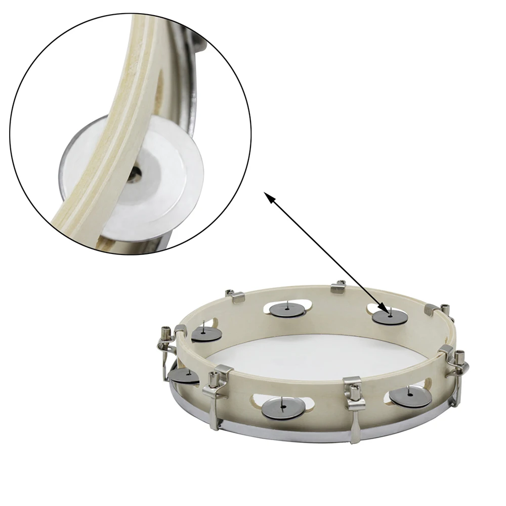 IRIN 10 Inch Tambourine Adjust - Tambourine Hand Drum 评论和价格