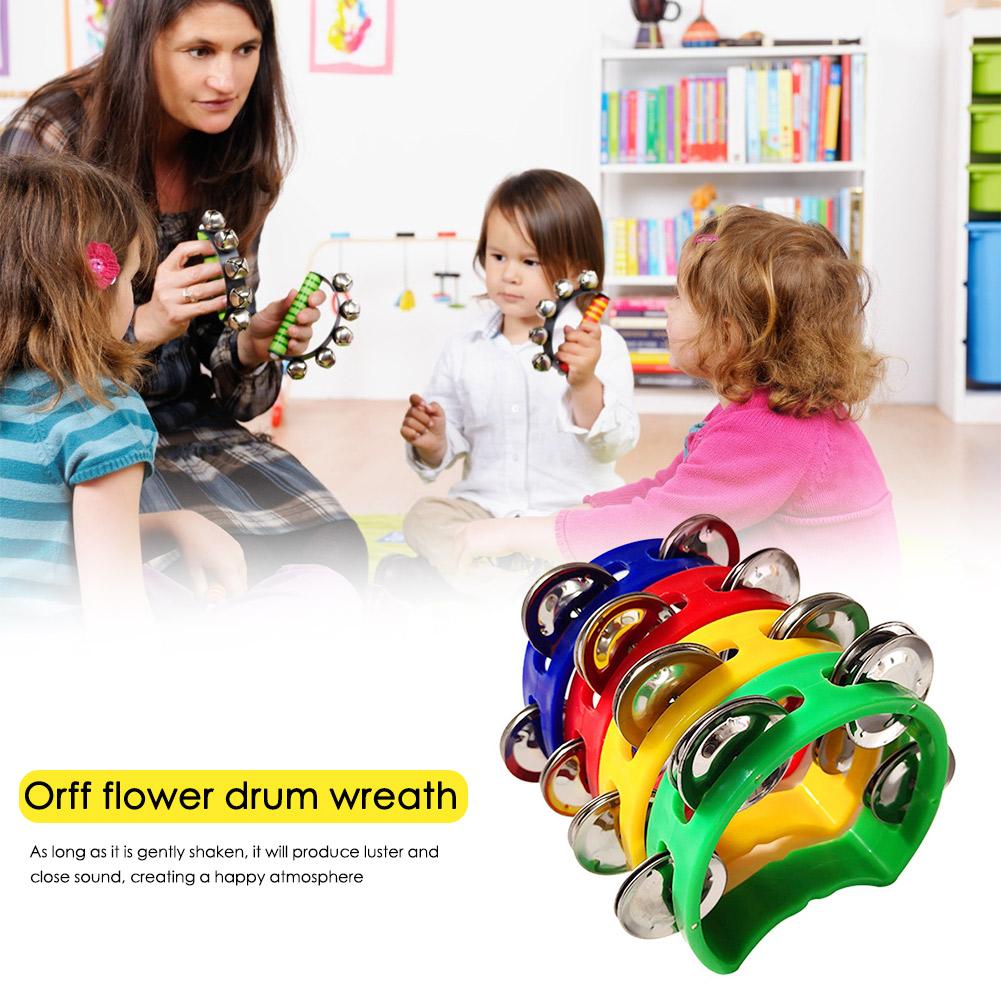 4pcs Tambourine Jingles Rattle - Musical Instrument All 评论和价格