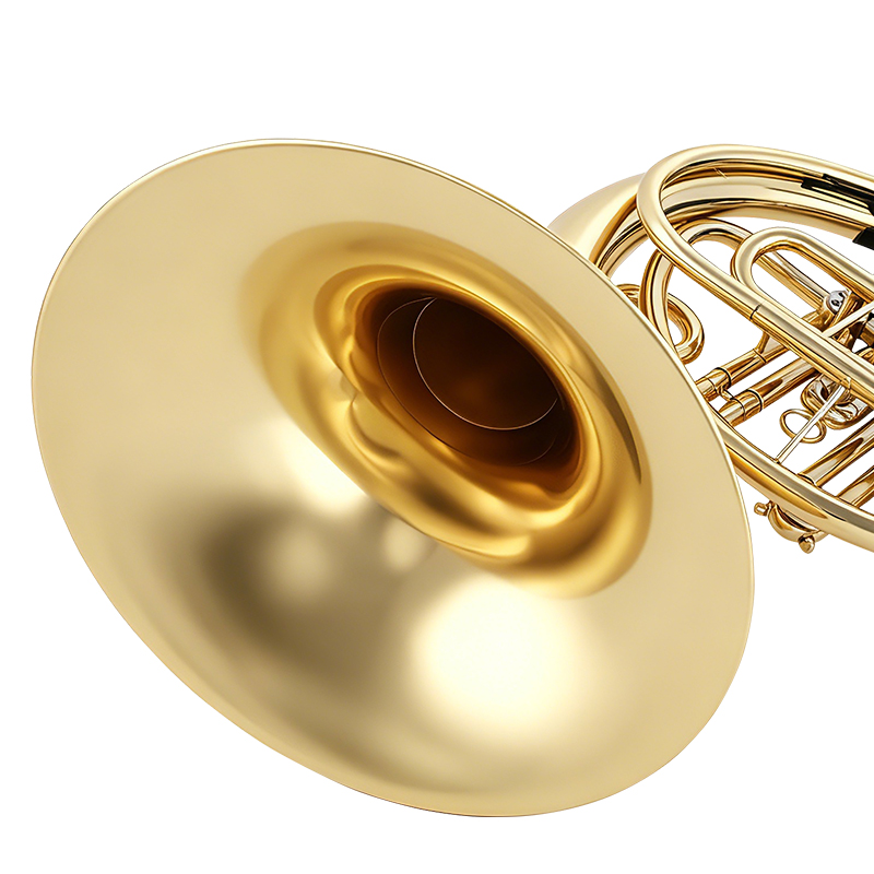 French Horn With Four Keys Lac - Musical Instrument Horn 评论和价格