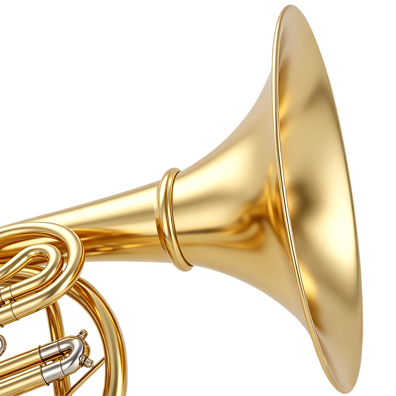 French Horn With Four Keys Lac - Musical Instrument Horn 评论和价格