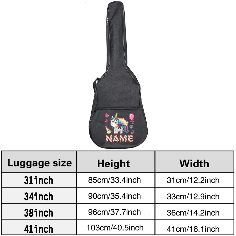 Customized Name Guitar Bag 36- - Musical Instrument With Name 评论和价格