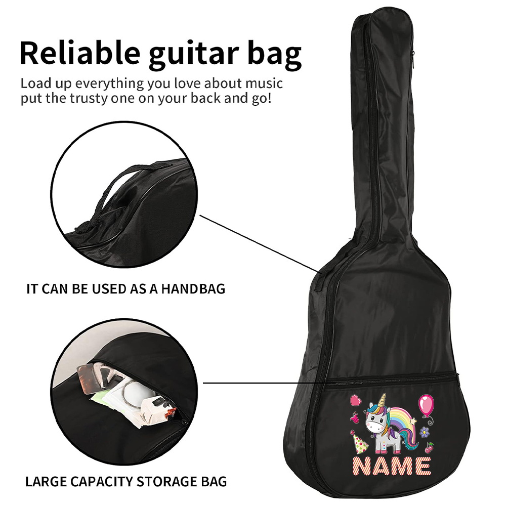 Customized Name Guitar Bag 36- - Musical Instrument With Name 评论和价格