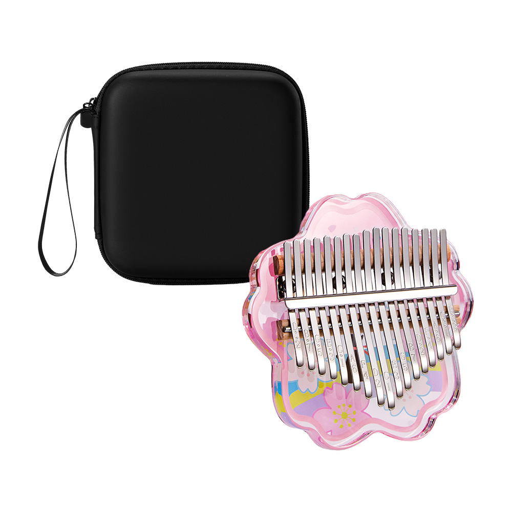 Mini Thumb Piano 17 Keys Porta - Musical Instrument Box 评论和价格