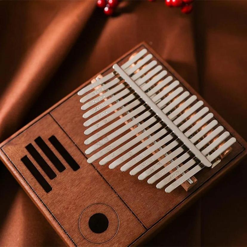 Retro Kalimba 17 Key Thumb Pia - Musical Instrument Box 评论和价格
