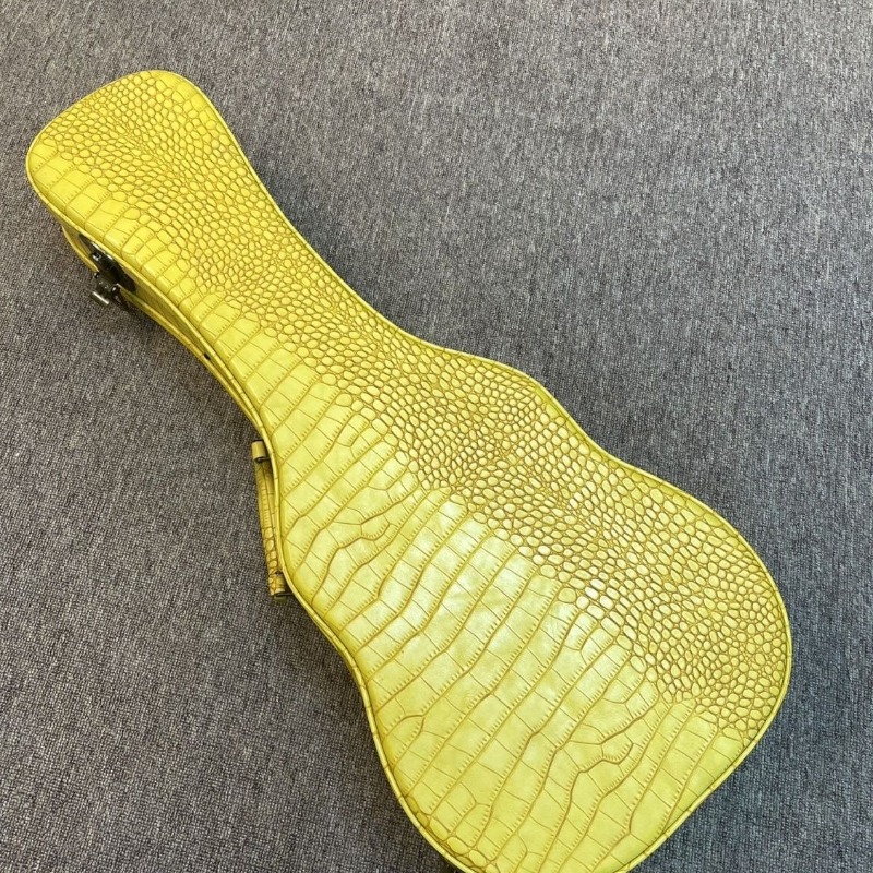 26 Inch Leather Ukulele Box Fl - Musical Instrument Box 评论和价格
