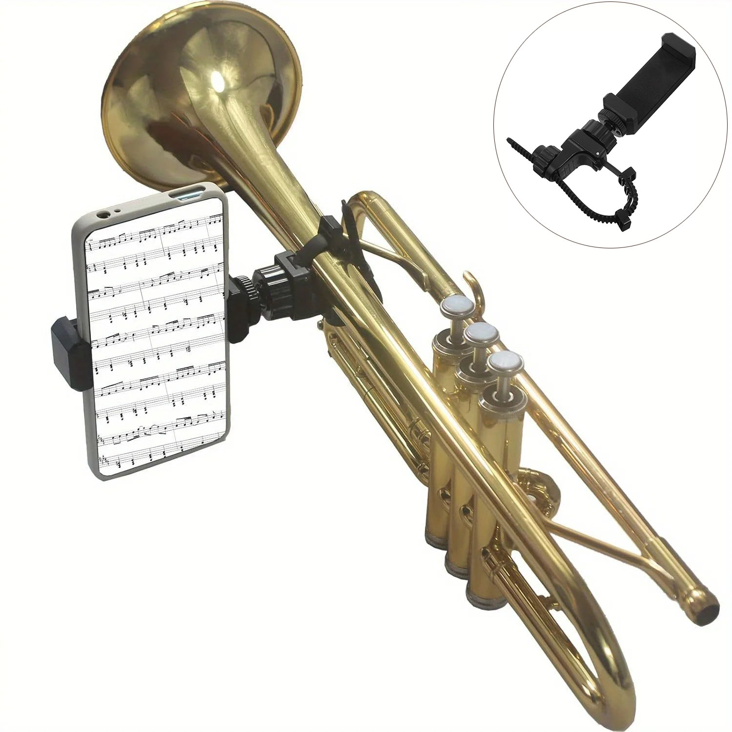 Metal Music Lyre Clip Phone St - Musical Instrument Horn 评论和价格