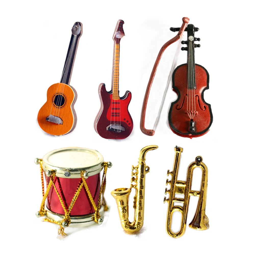 1/12 Scale Doll Musical Instru - Musical Instrument Horn 评论和价格