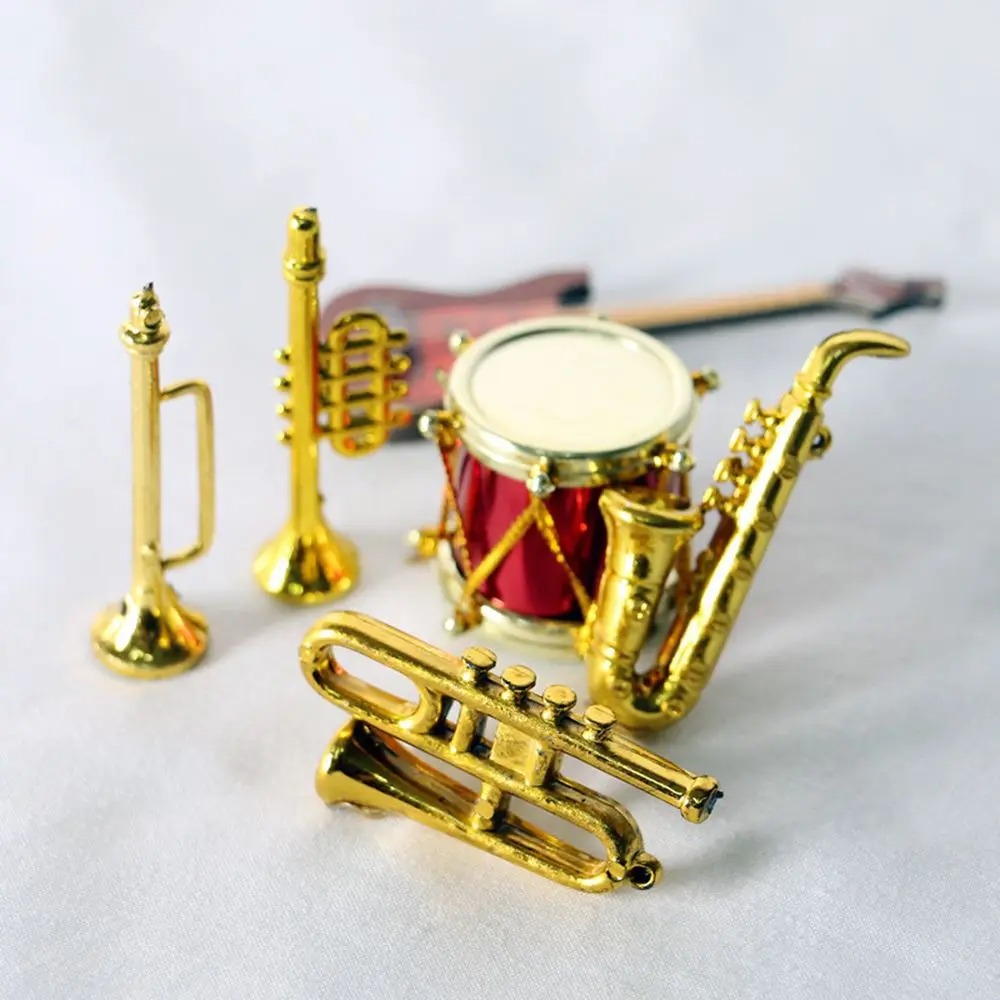 1/12 Scale Doll Musical Instru - Musical Instrument Horn 评论和价格