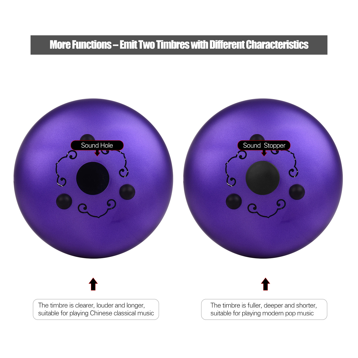 11 Inch Purple Steel Tongue Dr - Tongue Drum Steel 评论和价格