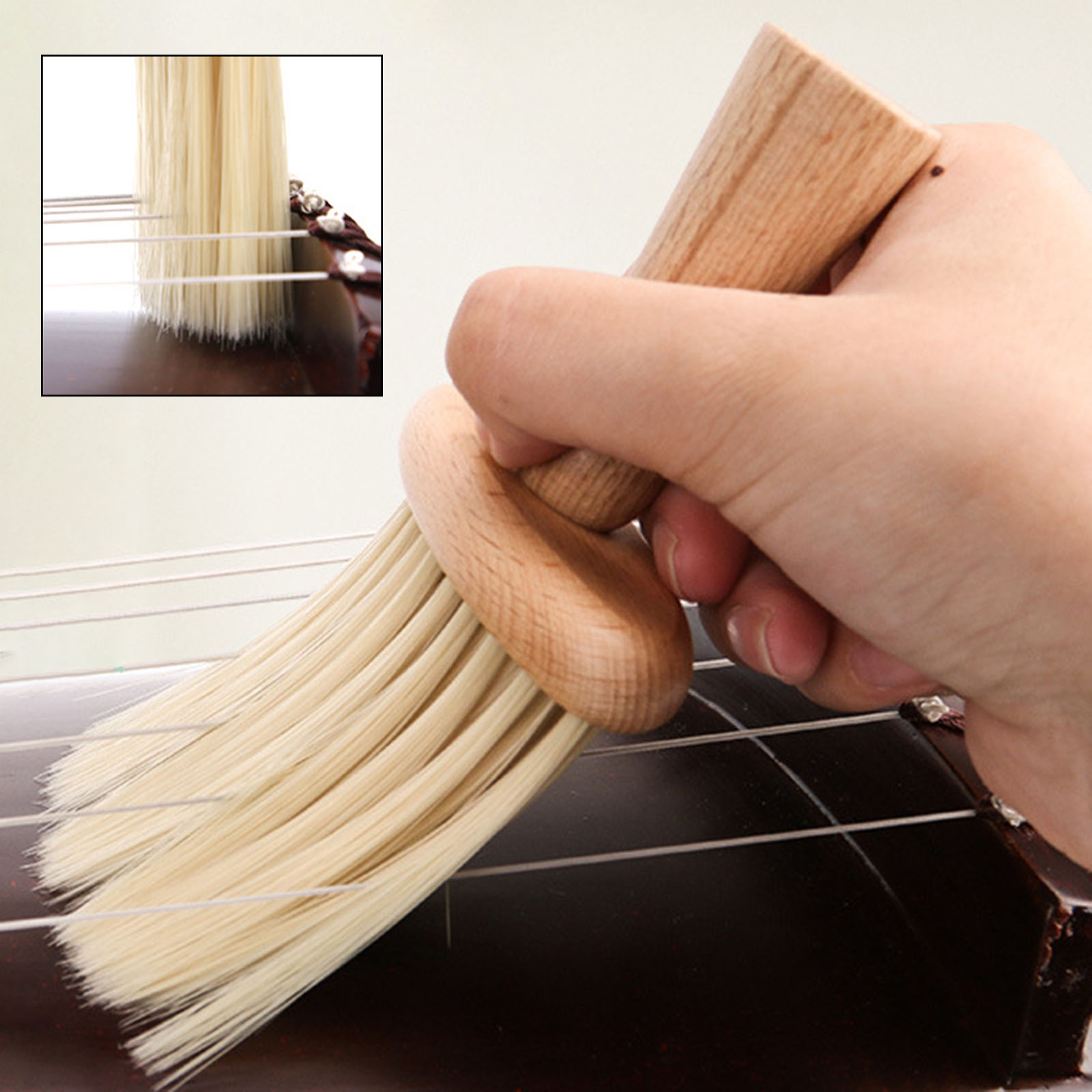 Guzheng Cleaning Brush Soft Br - Musical Instrument Veena 评论和价格